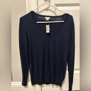 NWT JCrew V-Neck lightweight sweater
